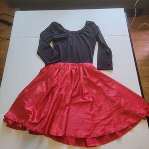 Weissman red black Dance Women Dress Size SA Small
